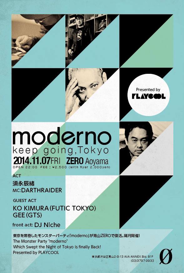 moderno Presented by PLAYCOOL ~keep going, Tokyo~